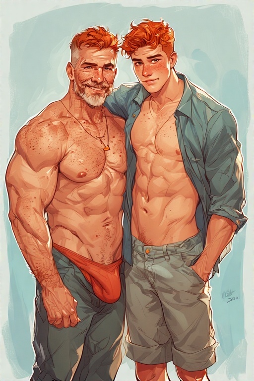 Red Heads &amp; Mulattos: Dads and Sons — 21