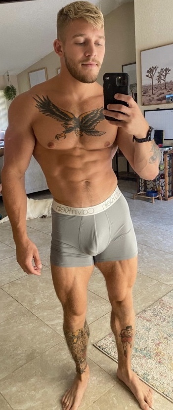 BradJ sexy blond hunk — 28