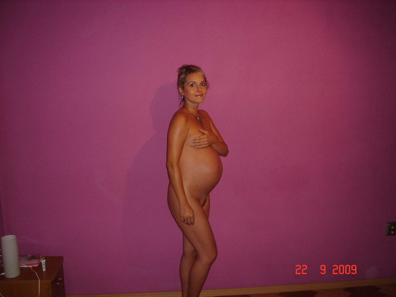 Blonde Czech preggo — 10